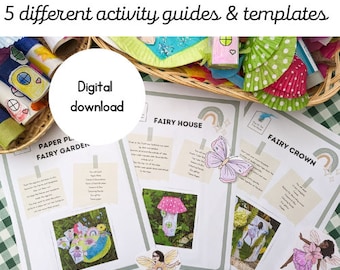 Enchanted Fairy Garden Activity Guide and Resources | Fairy garden printable | Forest school | Digital learning resources