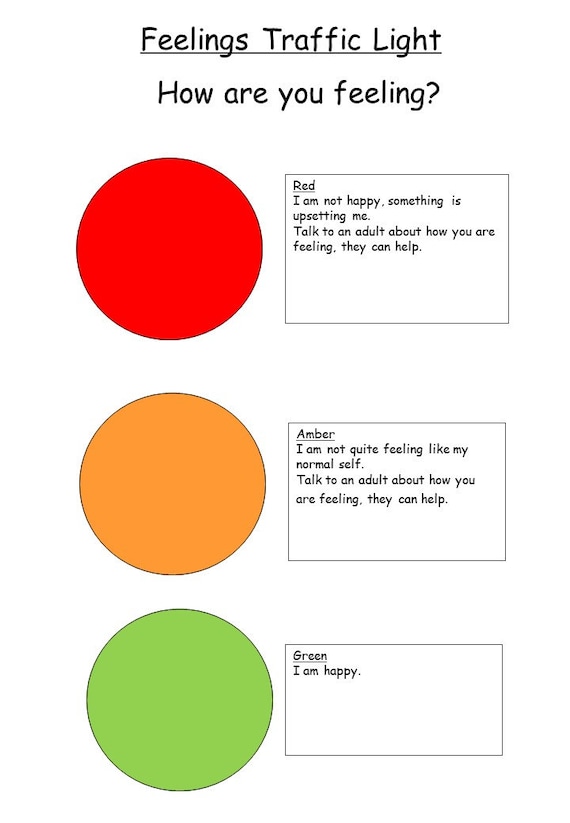 Emotions Flash Cards | Nature Emotions | Digital Download | Kids