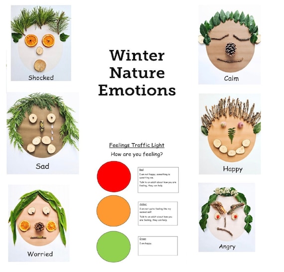 Nature Emotions Flashcards Bundle | Digital Download | Emotions