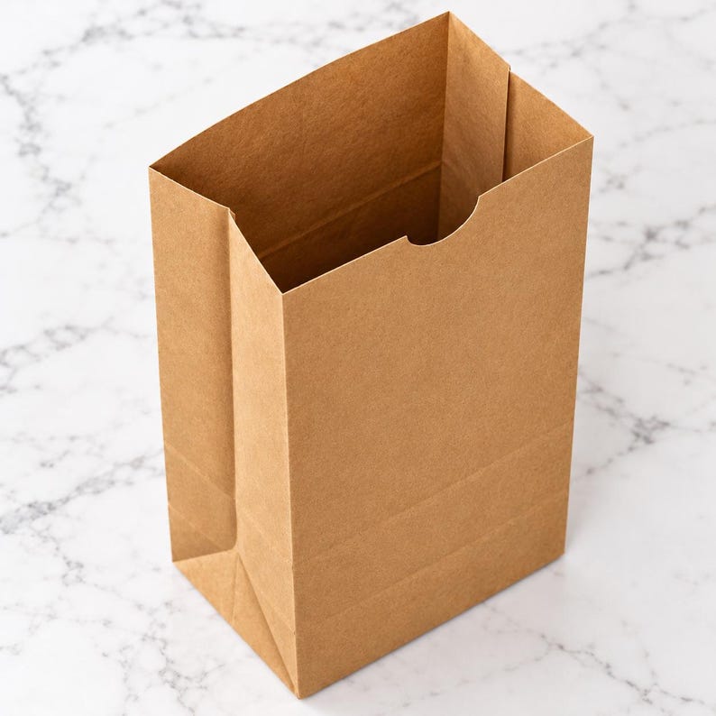 500 Count Brown Paper Lunch Bags, #4 Size, Kraft Paper Sacks (5 X 3.12 ...