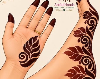 Sudanese Henna Stencil Stickers with Transfer Tape – Choose Your Design
