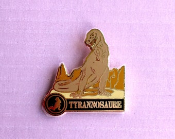 Vintage Tyrannosaurus Rex Dinosaur Pin enamel pin badge /Lapel Pin Brooch / dino / jurassic / prehistoric / paleontologist