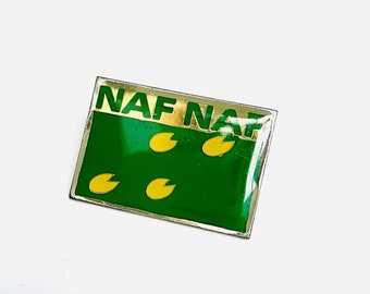 3cm LG Vintage enamel pin badge Naf Naf 90s french clothes pin