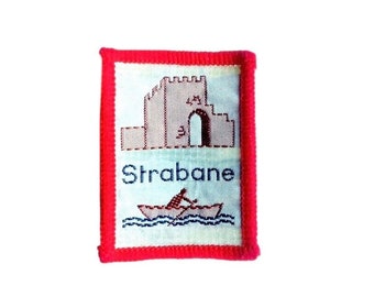 Vintage Fabric patch / sew on / Strabane UK