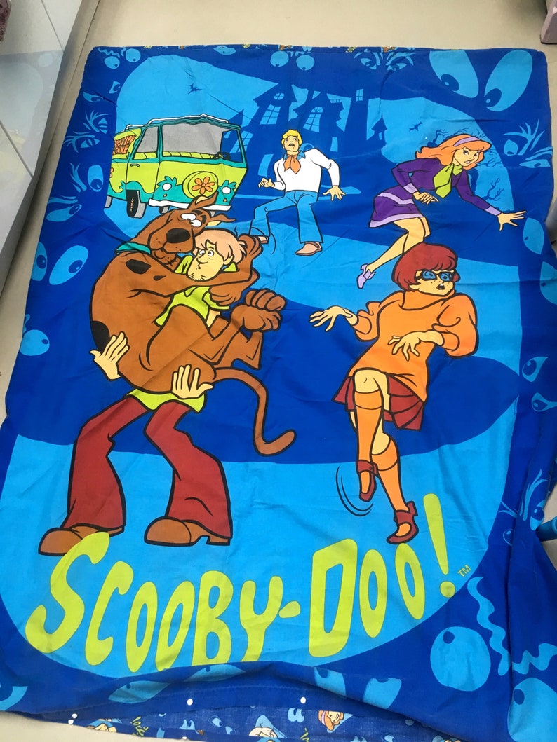 Vintage Scooby Doo Bedding Twin Duvet Cover For Patchwork Etsy