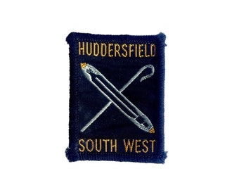 Fabric patch sew on Huddersfield Patchgame UK