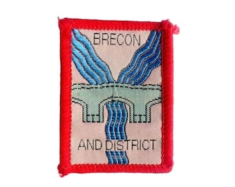 Fabric patch sew on Brecon & District Patchgame UK
