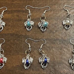 Dragon and Dragon Claw Earrings