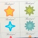 Printable Star Thank You Notes - Etsy