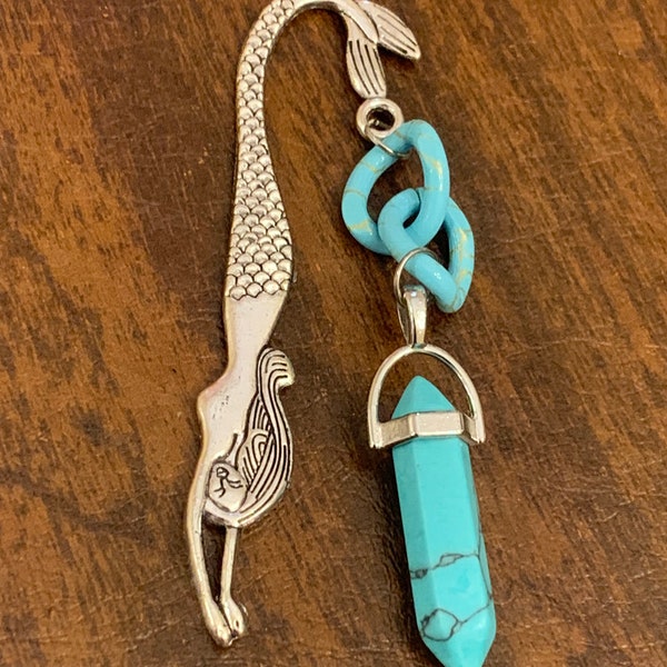 Turquoise Mermaid Bookmark