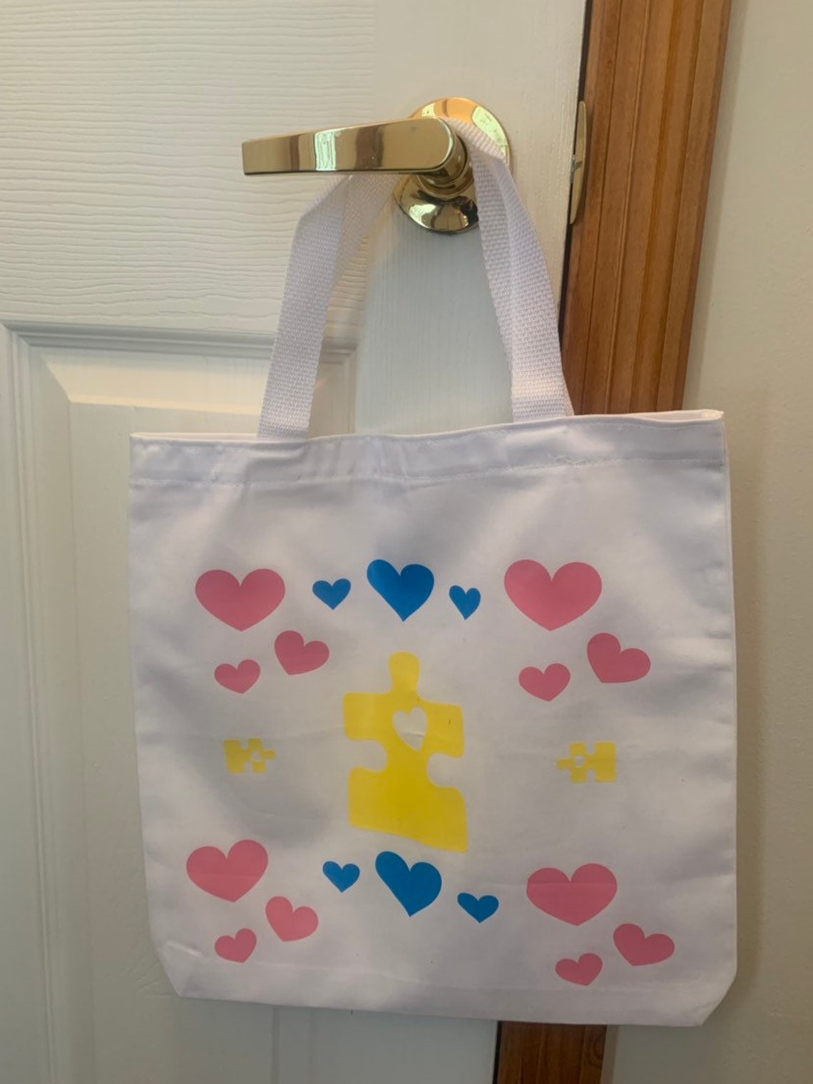 Autism Awareness/Puzzle Piece Bags-First Run | Etsy