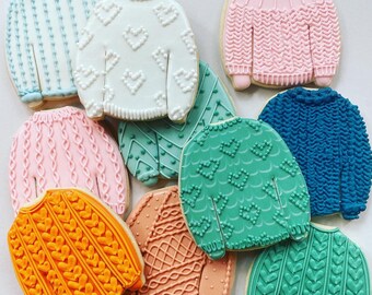 Sweater Decorated Sugar Cookies-1 dozen