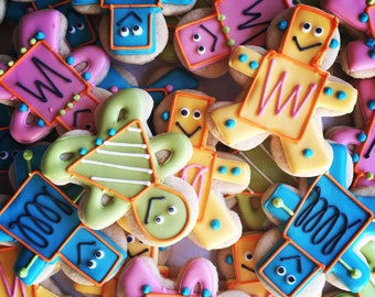 Mechanical Robot Decorated Sugar Cookies-1 dozen