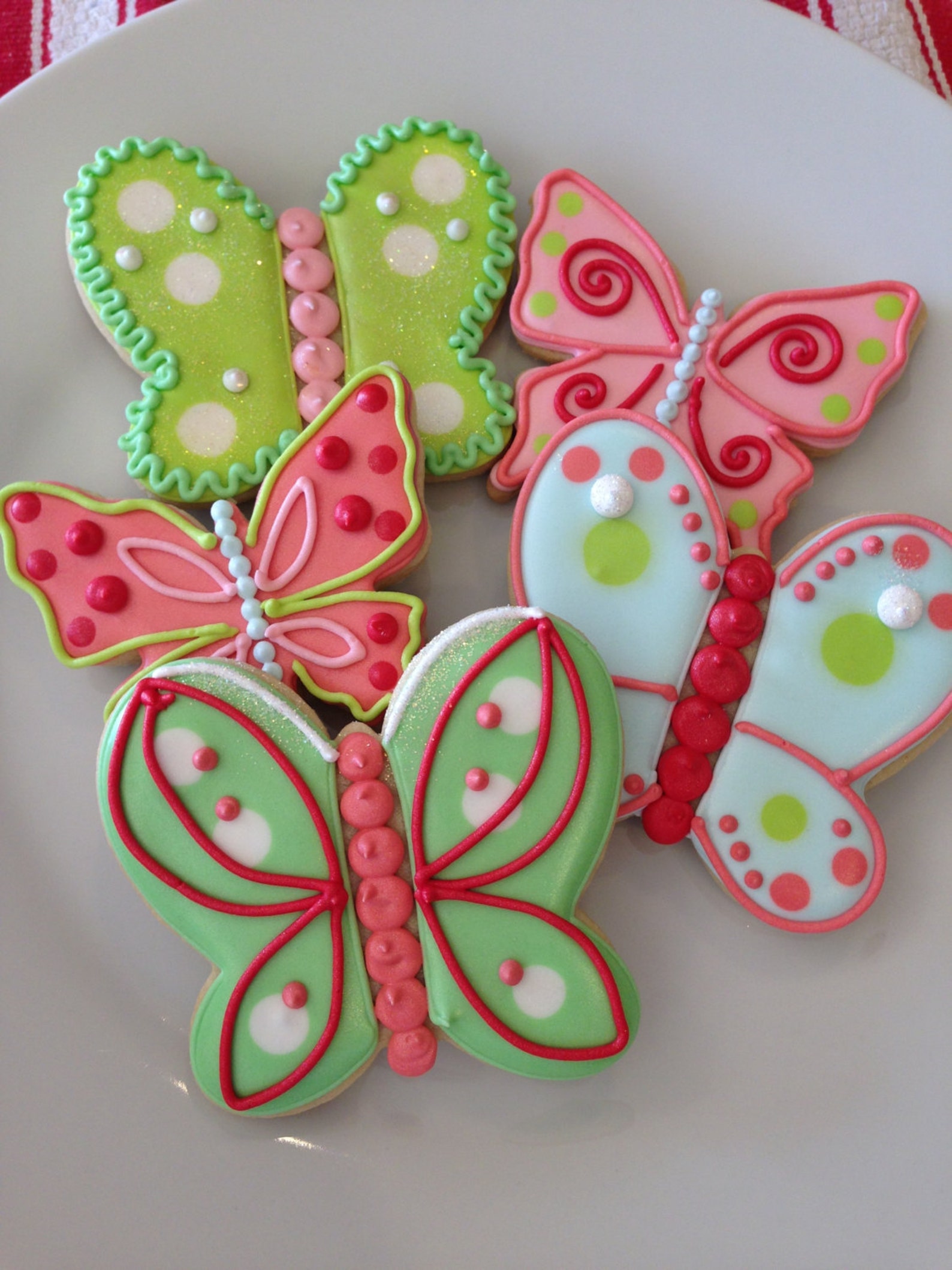 Spring Flower Decorated Sugar Cookies-1 Dozen - Etsy