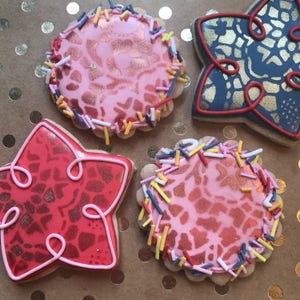 Fourth of July/ Memorial Day Decorated Sugar Cookies-1 dozen image 3