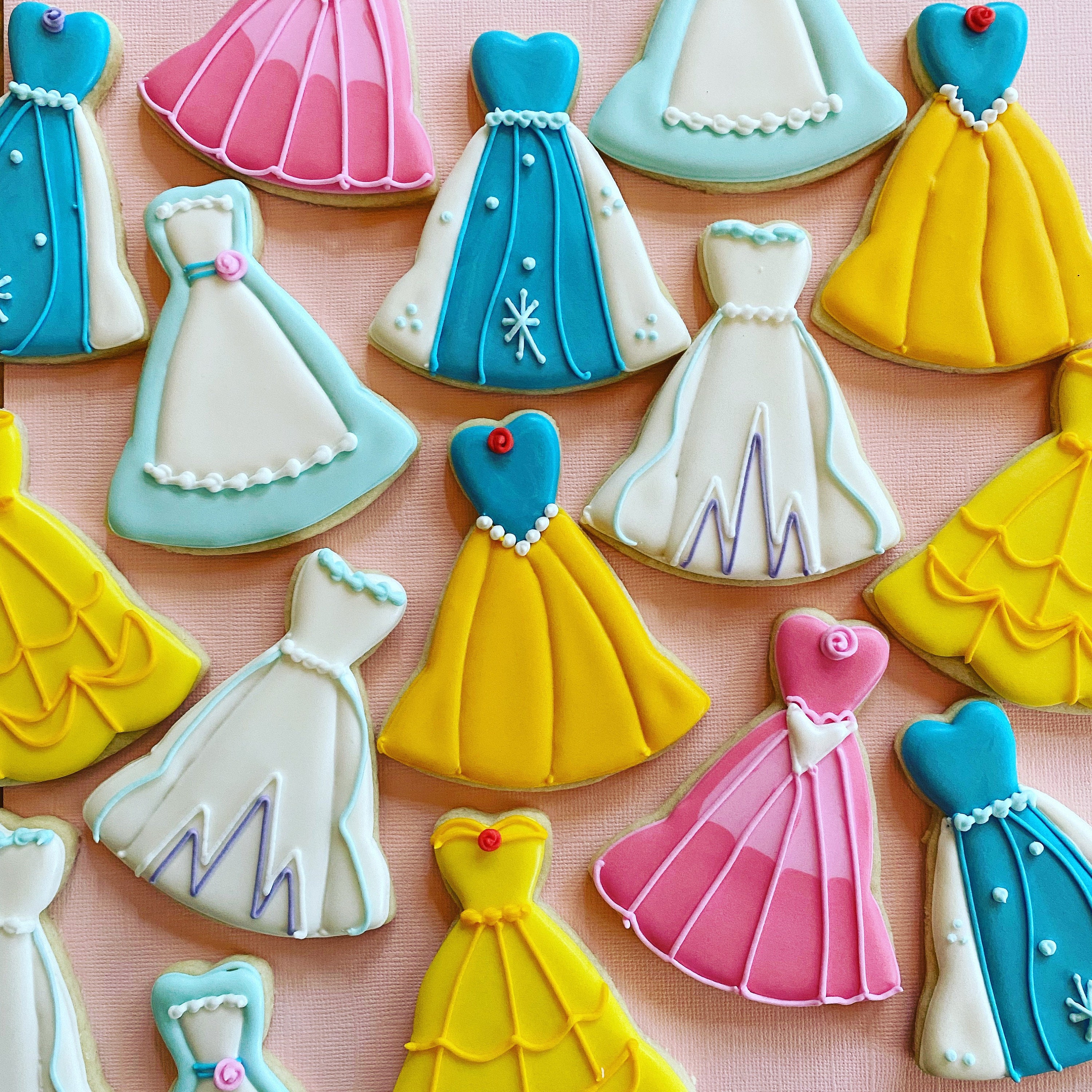 Princess Decorated Sugar Cookies1 Dozen Etsy