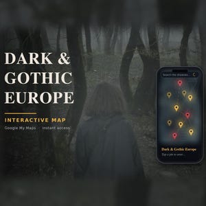 ダークファンタジー・ヨーロッパ旅行マップ｜ゴシック様式の城、地下墓地、遺跡200選｜デジタル版ゴシック・バケットリストマップ