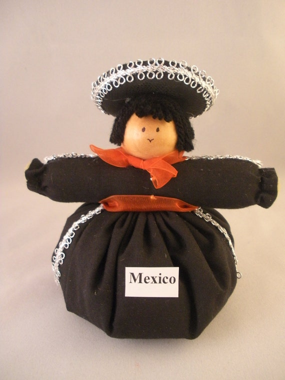 Mexico Mariachi Boy Doll in Traditional Costume Inches