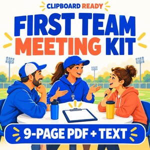 First Team Meeting Kit PDF, Group Leader Agenda, Scripts and Follow Up Messages