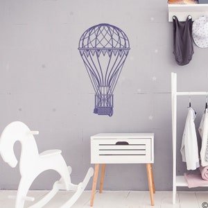 Hot Air Balloon Wall Decal - fits nursery, bedroom, living room and more K744