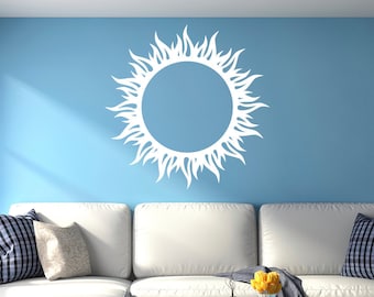 Sun Wall or Ceiling Decal, for living room, nursery, kitchen, bedroom + more K623-W