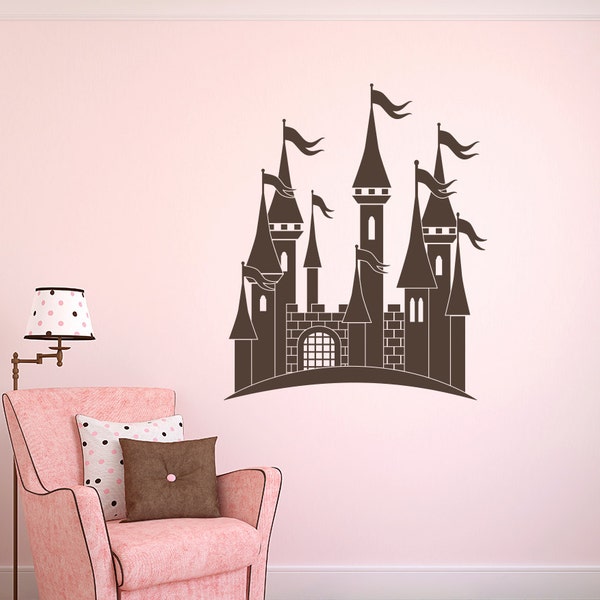 Castle Wall Decal Etsy