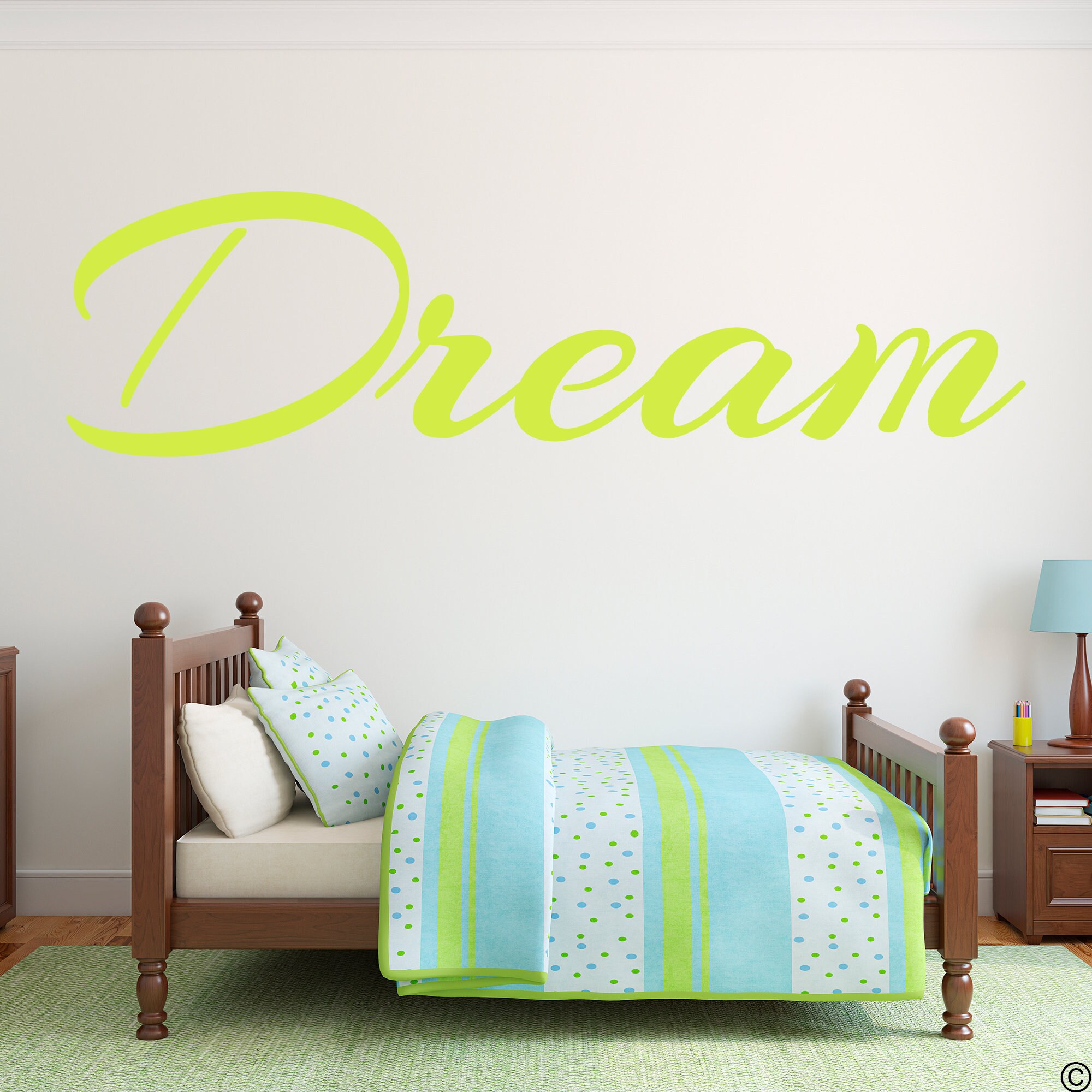 Dream Wall Decal Quote Nursery Wall Decor Removable Sticker Etsy UK