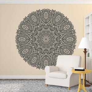 Mandala Vinyl Wall Decal: "The Aarav" Home Decor K720