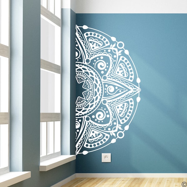 Half Circle Wall Decal Etsy