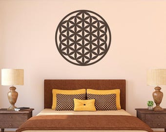 Flower of Life Vinyl Wall Decal: Sacred Geometry Decor K706