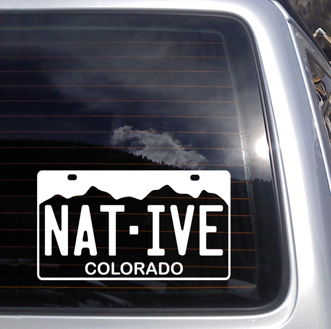 Colorado Native License Plate Vinyl Decal Fits Laptops Car Etsy