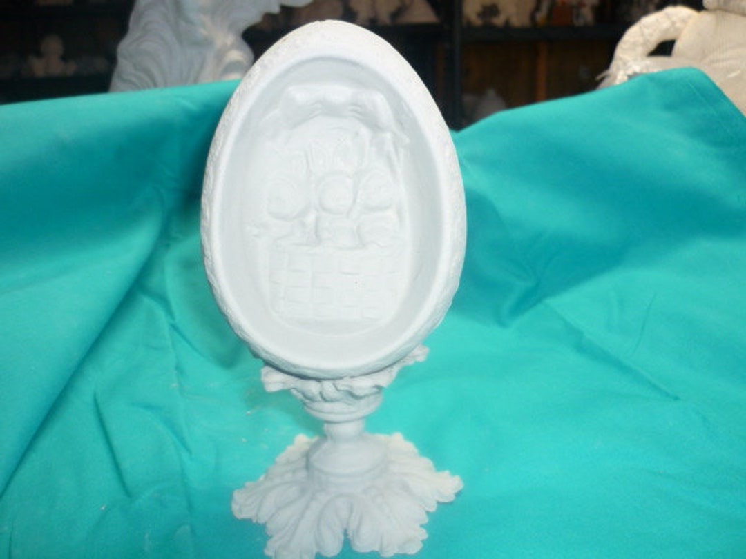 Large Decorative Egg on Stand Ready to Paint Etsy