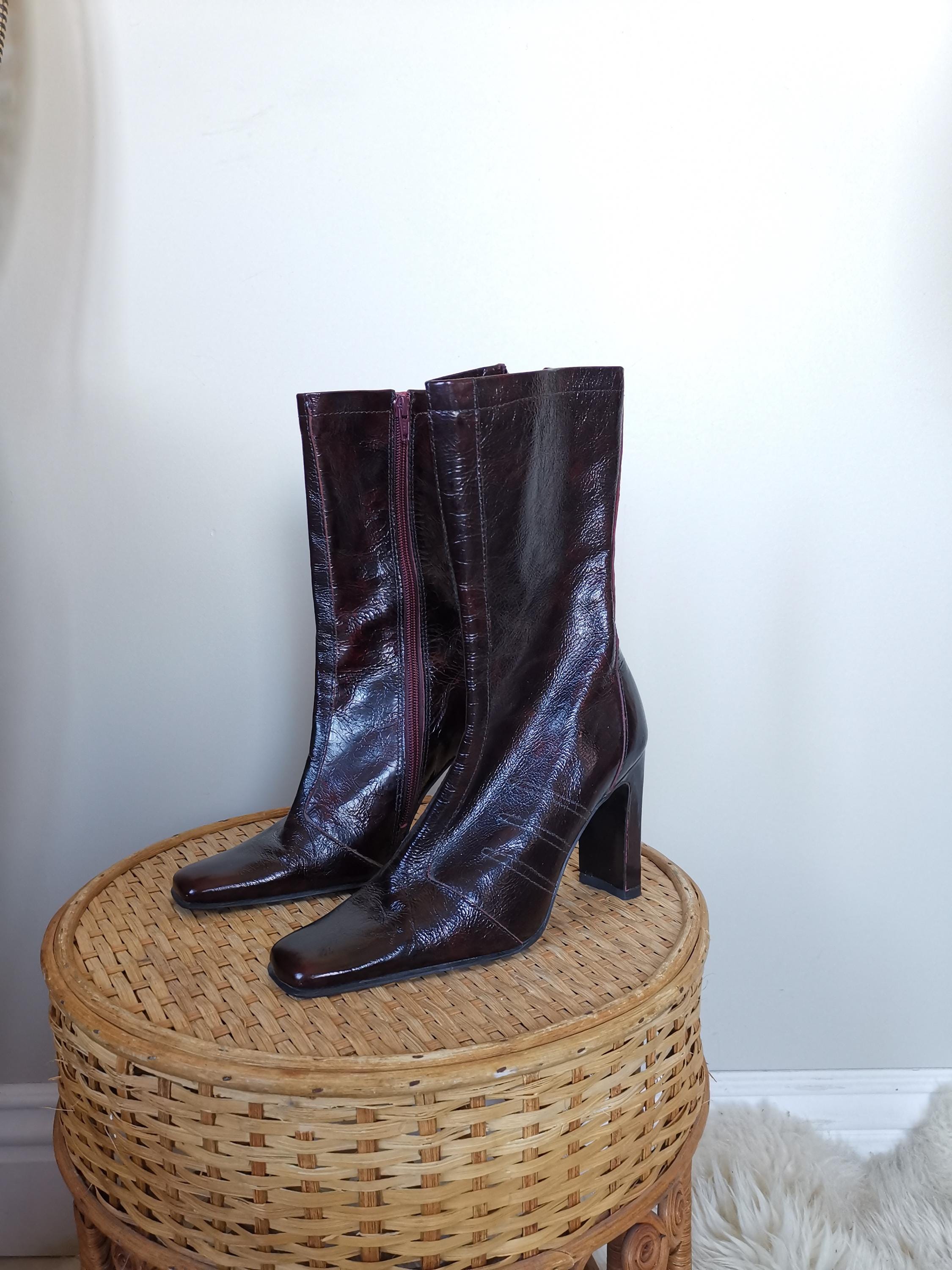 Steve Madden Square Toe Boots - Etsy