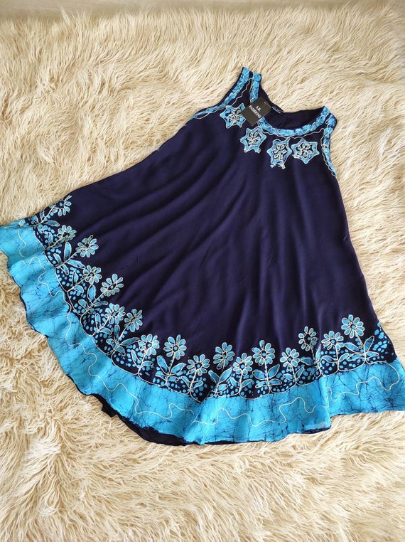 sachin and babi light blue dress 38-44 Two Piece German Rayon Co-ord Set 4063 With Lots & Lots Of Beautiful  Embroidery Paired With German Rayon Pant With Lots & Lots Of Beautiful  Embroidery* main image 0