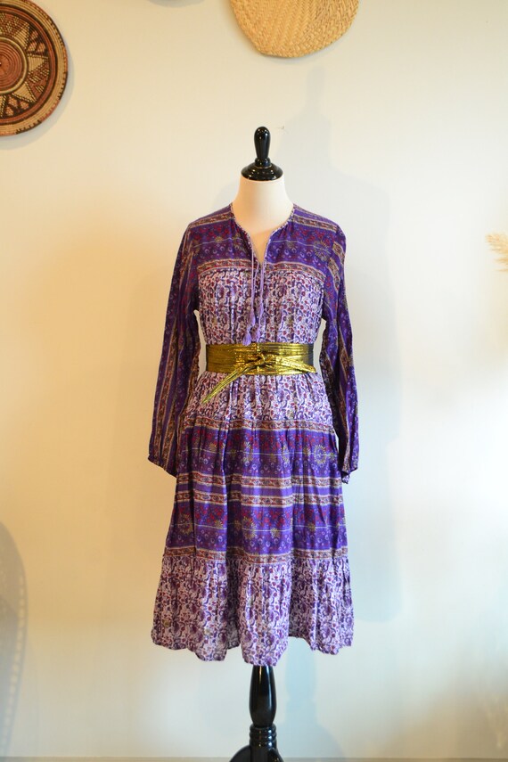 70's 80's Kaiser Pakistan Boho Gypsy soft sheer co
