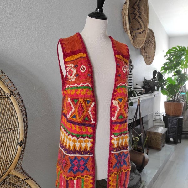 Youth 16 18 xl xlarge wool eagles eagle's eye red sweater