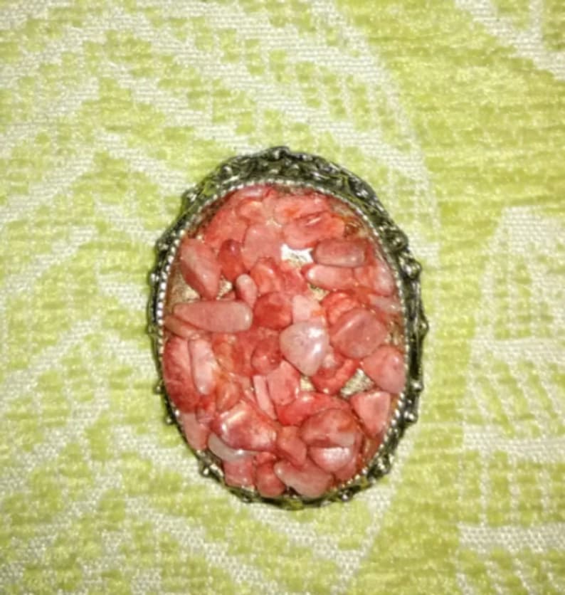 Vintage Peach Romance Coral Garden Earrings Craft Jewelry Lot
