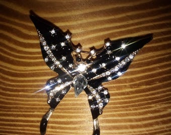 Black Butterfly Brooch