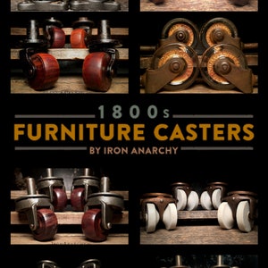 Antike Glas Möbel Rollen Vintage Tischräder | Etsy