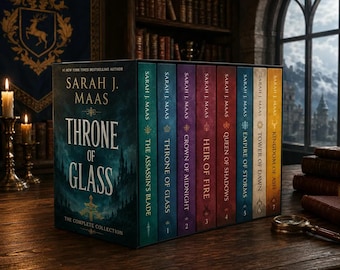 Throne of Glass Complete Paperback Box Set – Sarah J. Maas Fantasy Series |Collection\