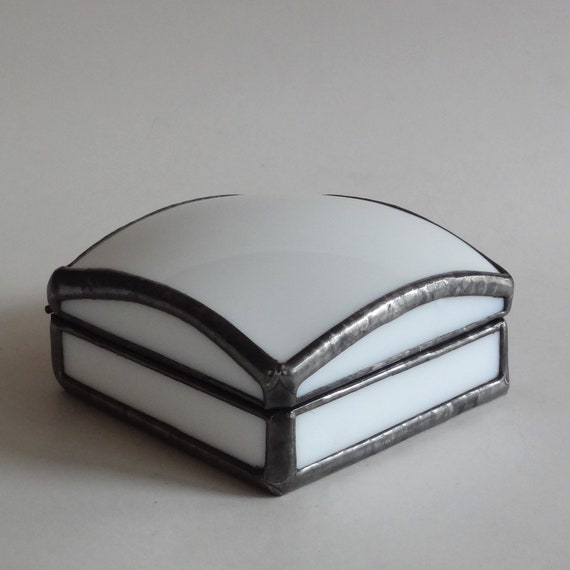 small glass jewelry box