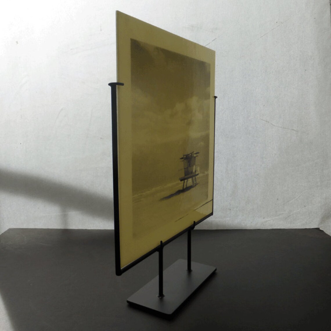 Silkscreen Photo on Glass Miami Beach - Etsy
