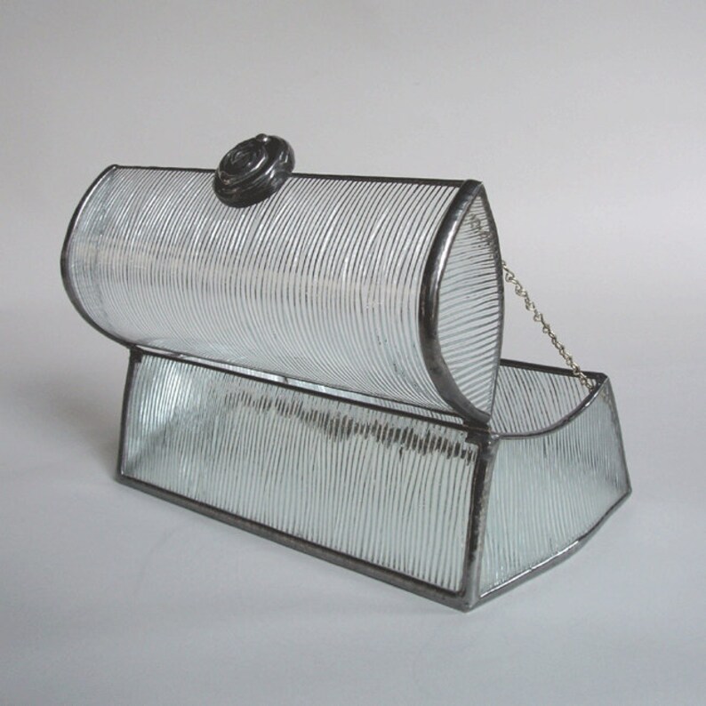 Jewelry Box Stained Glass Art Deco Style Etsy