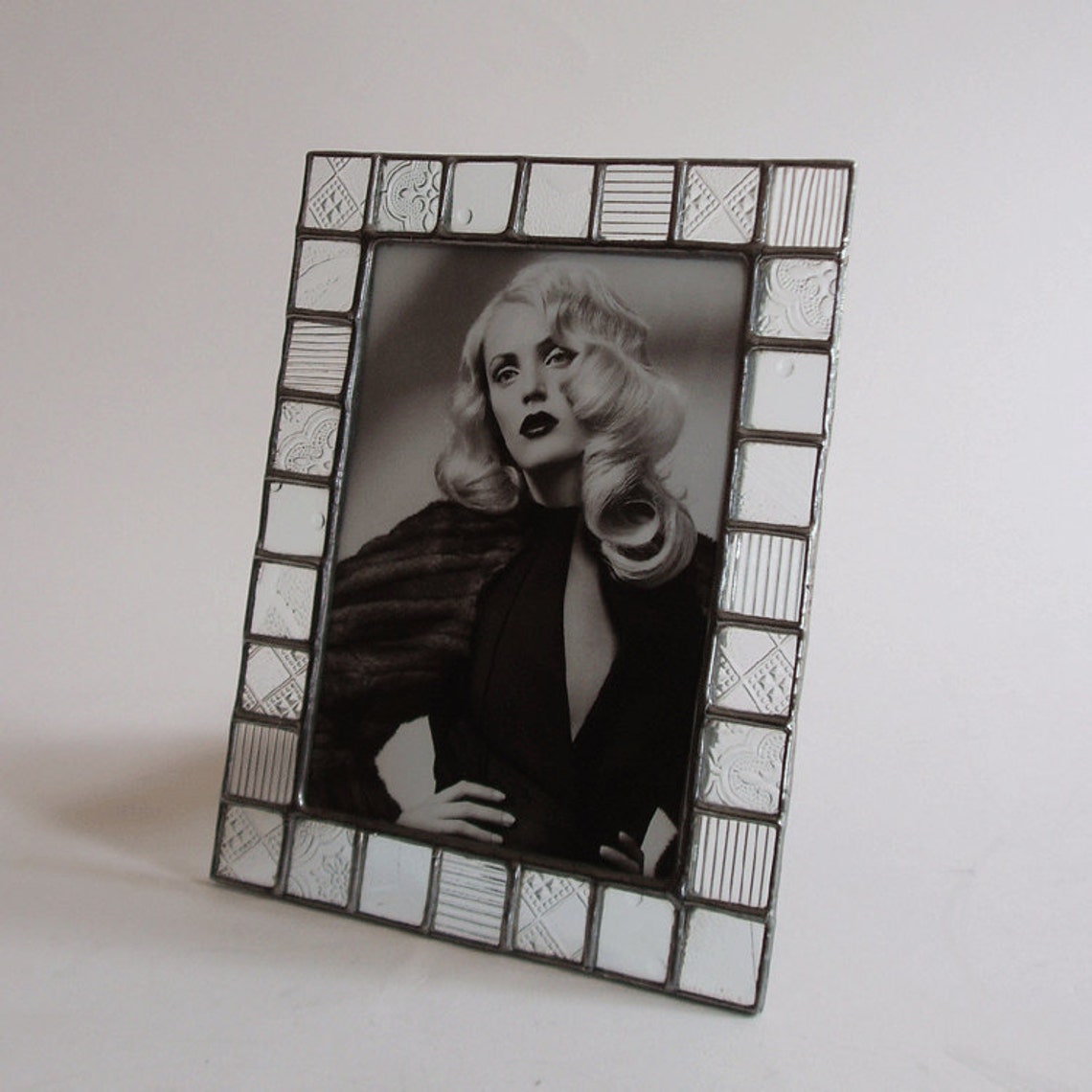 5 X 7 Picture Frame Clear Glass Pattern Vertical or Etsy Denmark