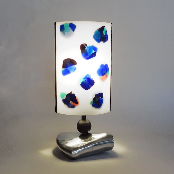 Fused Glass Lamp Etsy