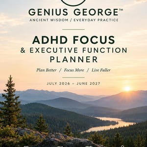 ADHS-Planer für exekutive Funktionen: 478-seitiges, digital ausfüllbares PDF mit wöchentlicher Rücksetzung und Brain Dump-Funktion