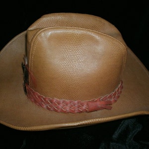 Hat Cowboy Rockmount Ranch Wear Tru West Leather image 2