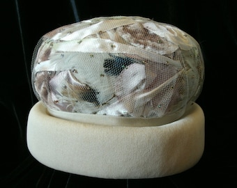 Netted Menagerie Cream Hat