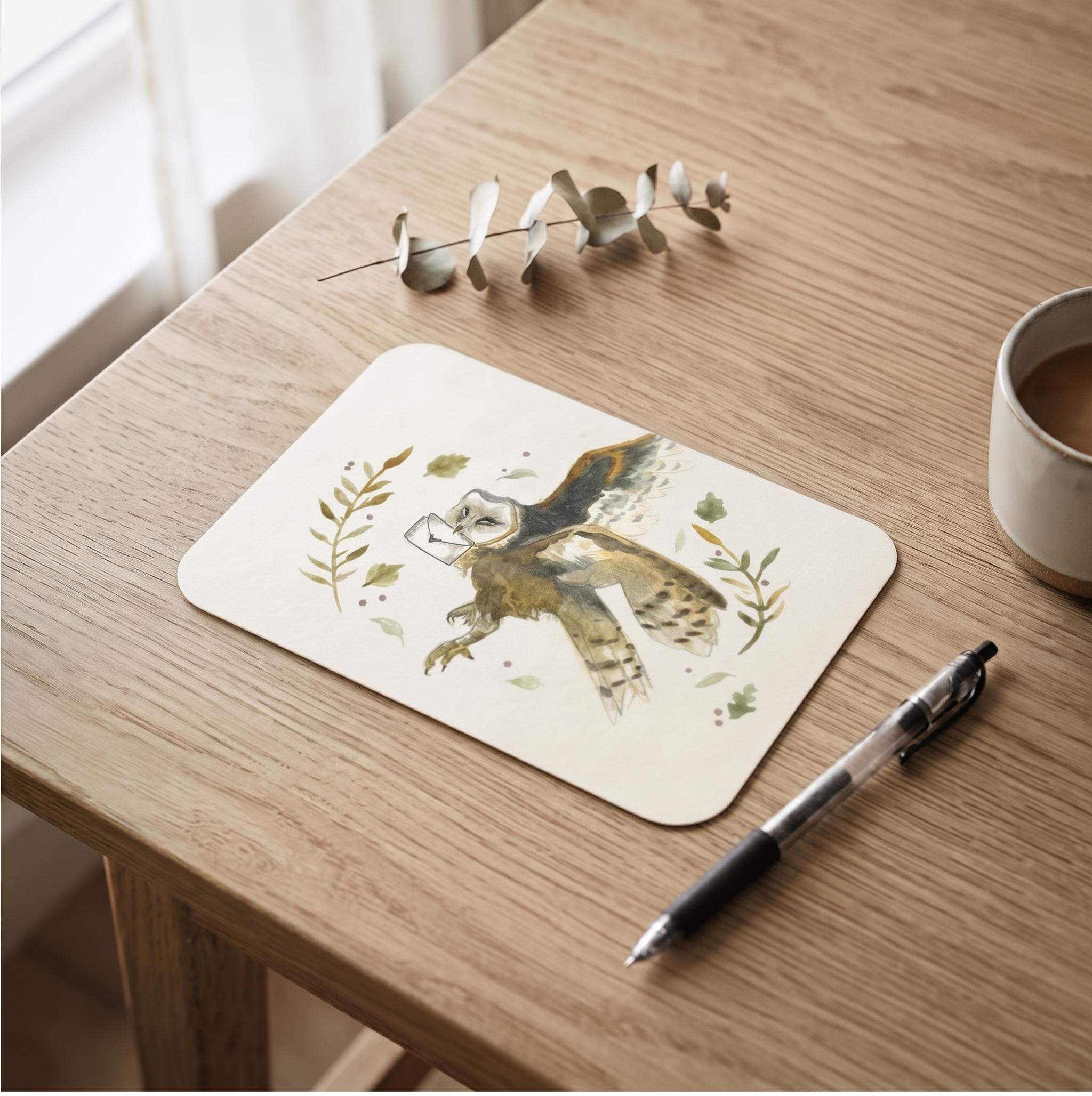 Owl Watercolor Greeting Cards