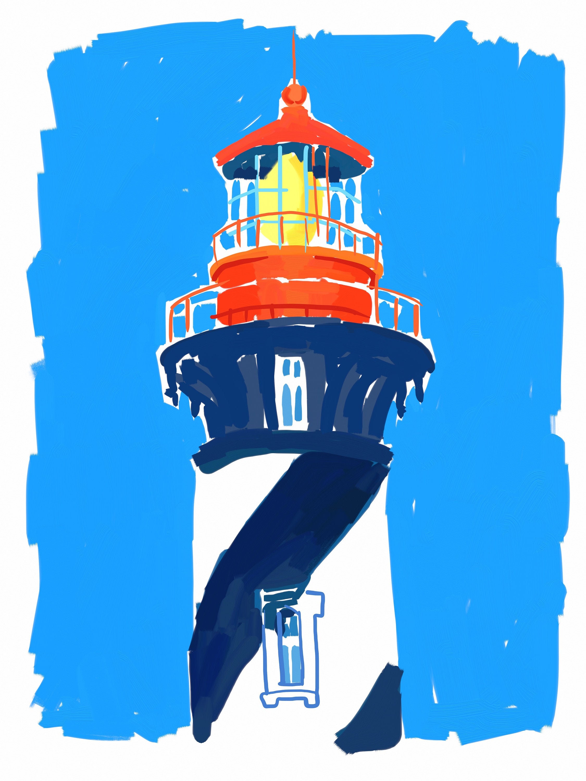 St. Augustine Lighthouse Wall Art by Kelly Tracht Florida Etsy